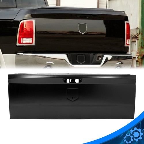 Black primed tailgate shell - black,