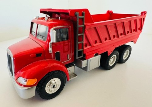 Scale red dump - scale, truck